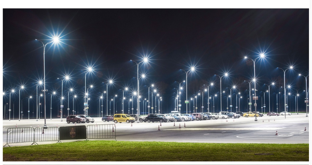 led parking lot lights with photocell

